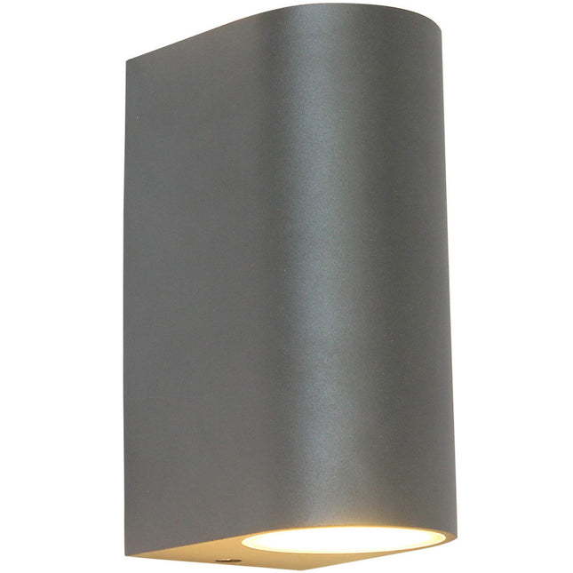 Mats II Wandleuchte 2xGU10 Fassung IP44 Anthrazit
