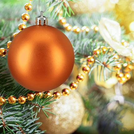 Mattes Christbaumkugel-Set, 100-teilig