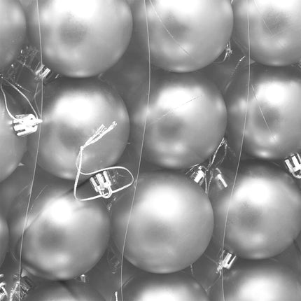 Weihnachtskugel-Set, matt – 100-teilig