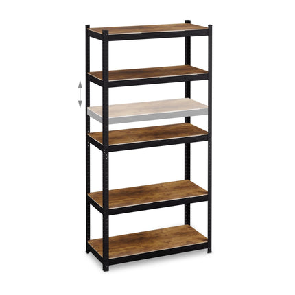Matt, heavy shelf with 5 levels