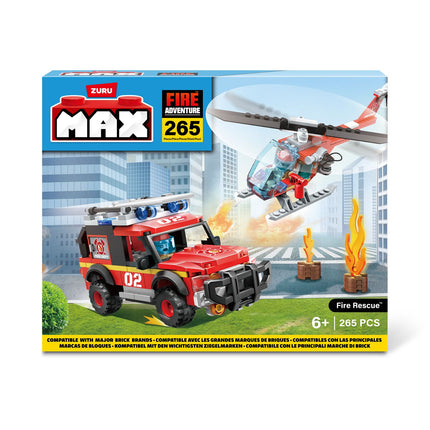 Max City Bricks Feuerwehrstation, 265 Teile
