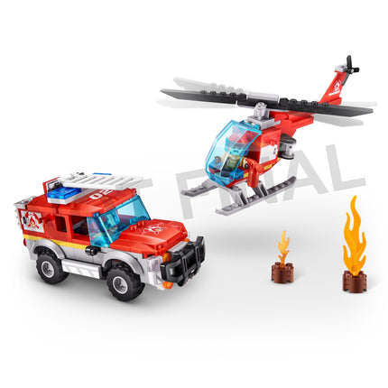 Max City Bricks Feuerwehrstation, 265 Teile