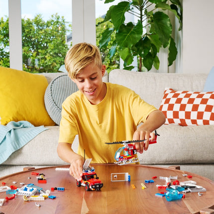 Max City Bricks Feuerwehrstation, 265 Teile