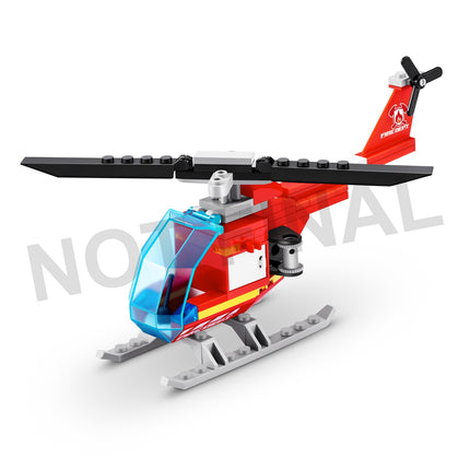 Max City Bricks Feuerwehrstation, 265 Teile