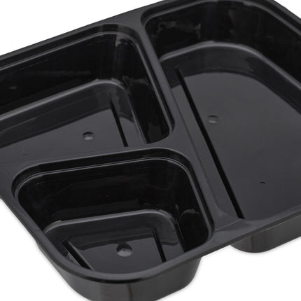 Meal preparation boxes 24 sets 3 compartments