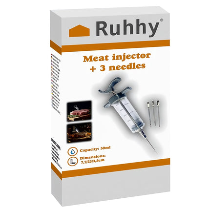 Meat injector + 3 needles Ruhhy 23055