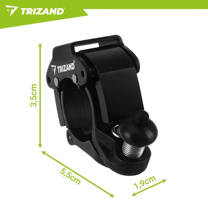 Mechanický zvonek na kolo, 90-100dB, univerzální, černá