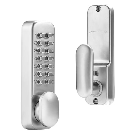 Mechanical Keyless Door Lock, 14-Key Waterproof Keypad