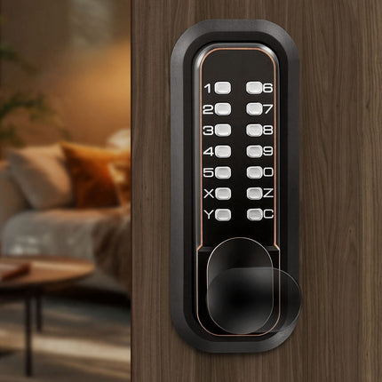 Mechanical Keyless Door Lock, Double-Sided, 4-7 Digit