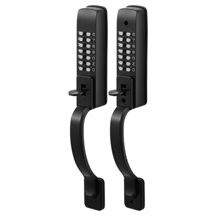 Mechanical Keyless Door Lock, Double-Sided Keypad, Auto-Lock