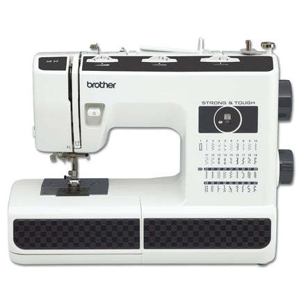 Mechanische Nähmaschine, 37 Stiche, Metallplatte