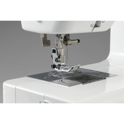 Mechanische Nähmaschine, 37 Stiche, Metallplatte
