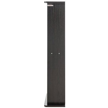 Media Storage Cabinet, 5-Shelf DVD CD Rack, Espresso