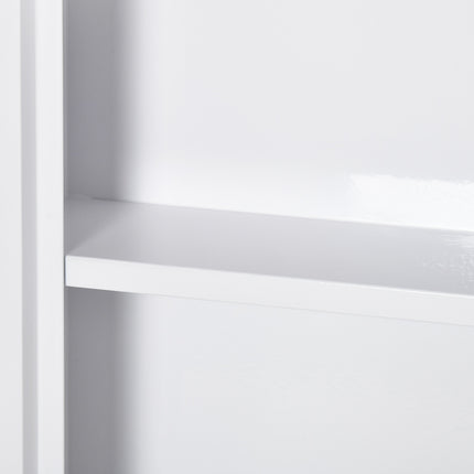 Weißer Medikamentenschrank für Erste Hilfe, Magnetverschluss, 40x15x53,5 cm