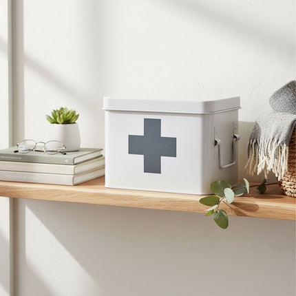 Medikamentenaufbewahrungsbox mit 4 Fächern