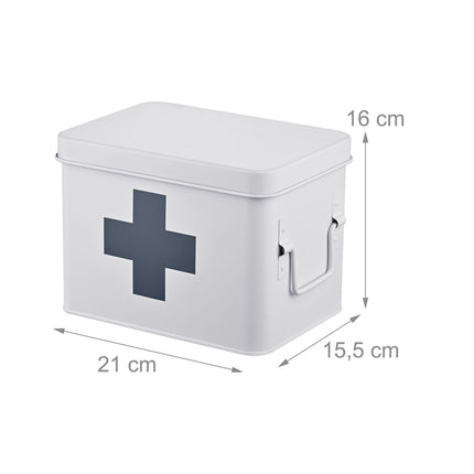 Medikamentenaufbewahrungsbox mit 4 Fächern