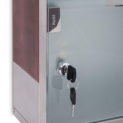 Medicine cabinet EMERGENCY XL stainless steel