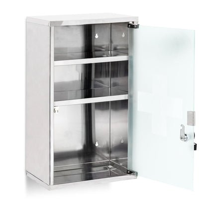 Medikamentenschrank EMERGENCY Edelstahl XL