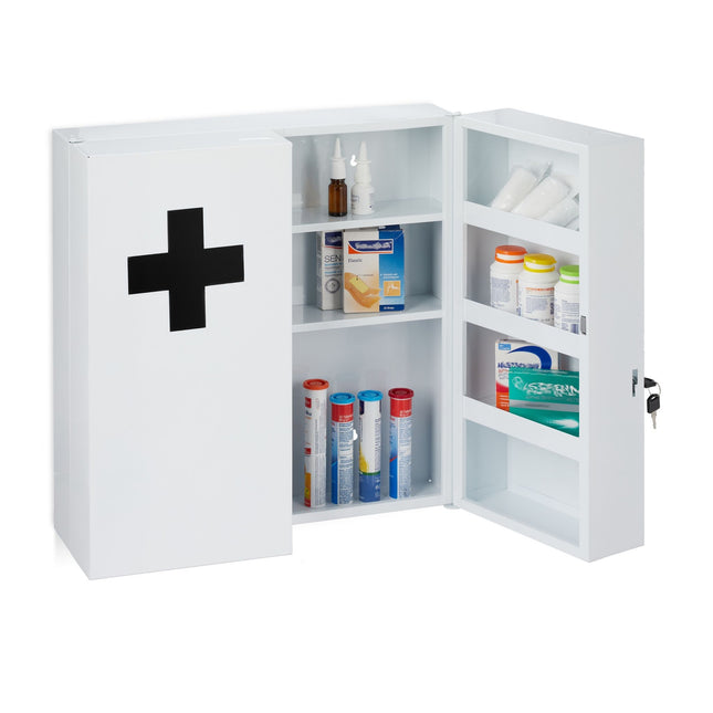 Medikamentenschrank XXL in Weiß