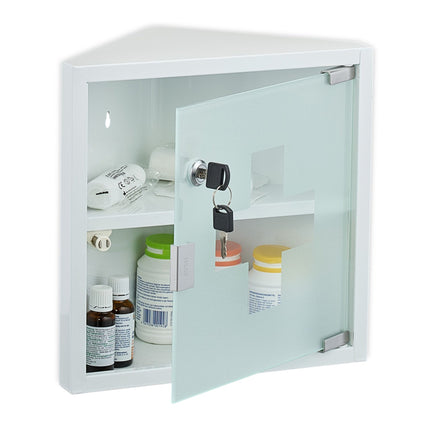 Medikamentenschrank mit Glastür