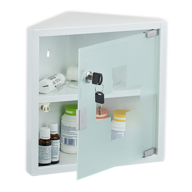 Medikamentenschrank mit Glastür