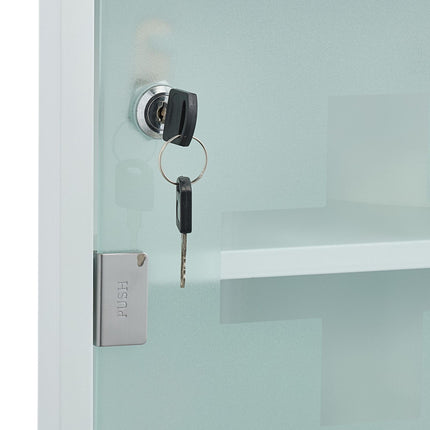 Medikamentenschrank mit Glastür