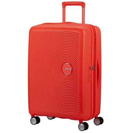 Medium Neon Orange Suitcase, Soundbox 67 cm