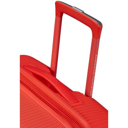 Medium Neon Orange Suitcase, Soundbox 67 cm