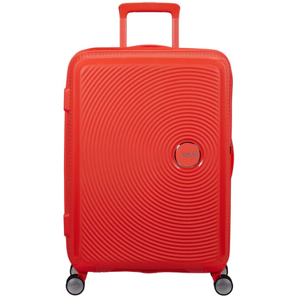 Medium Neon Orange Suitcase, Soundbox 67 cm