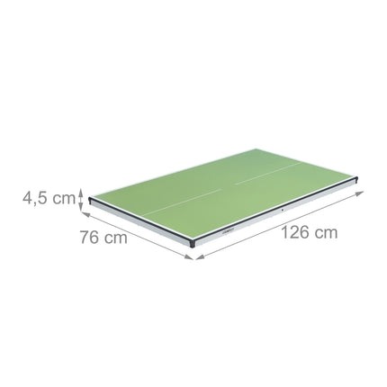 Medium green table tennis table
