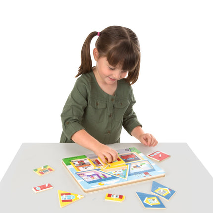 Melissa & Doug Geräusche-Puzzle „Rund ums Haus“