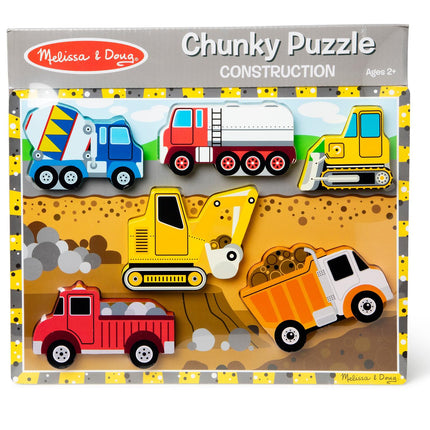 Melissa & Doug puzzle s úchyty Stavba