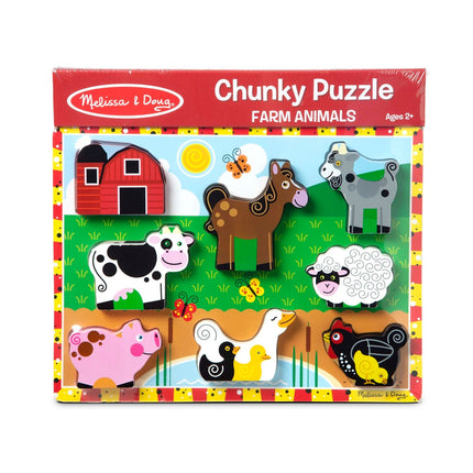 Melissa & Doug Farm Chunky Puzzle