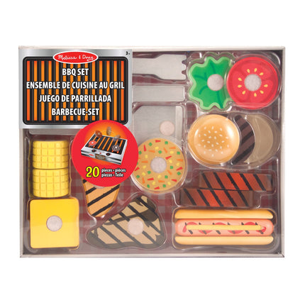 Melissa & Doug hrací set gril a servírování Bbq