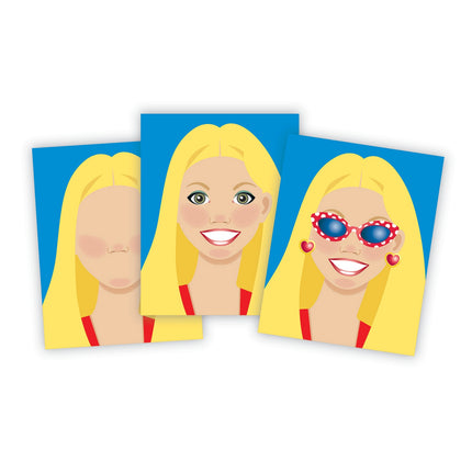 Melissa & Doug Mach-ein-Gesicht Mode-Gesichter Sticker-Pad