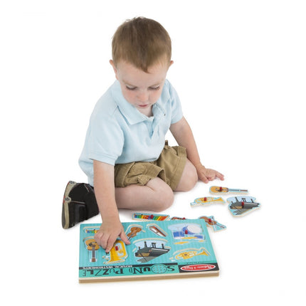 Melissa & Doug zvukové puzzle Hudební nástroje