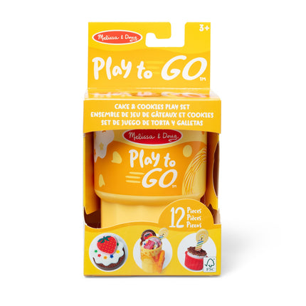 Melissa & Doug hrací set Play To Go dort a sušenky