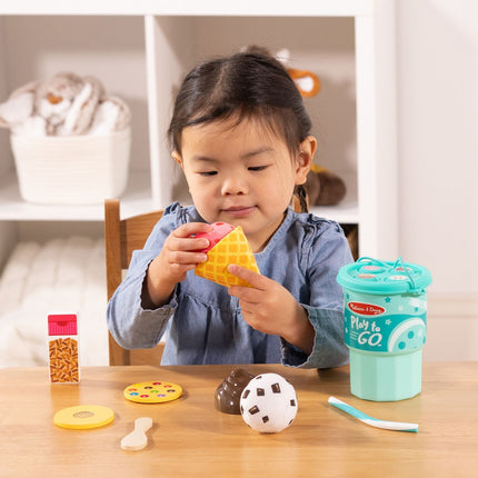 Melissa & Doug Eiscreme-Spielset zum Mitnehmen