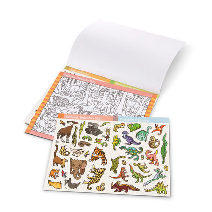 Melissa & Doug blok se samolepkami Hledej a najdi - Zvířata