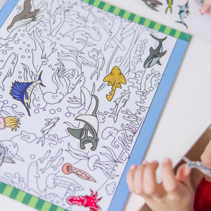 Melissa & Doug blok se samolepkami Hledej a najdi - Zvířata