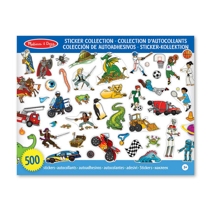 Melissa & Doug sbírka samolepek modrá