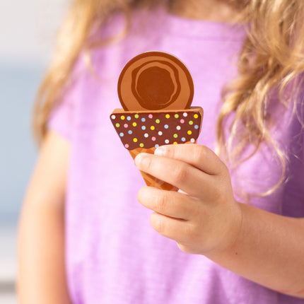 Melissa & Doug Hölzernes Magnet-Eis-Puzzle & Spielset