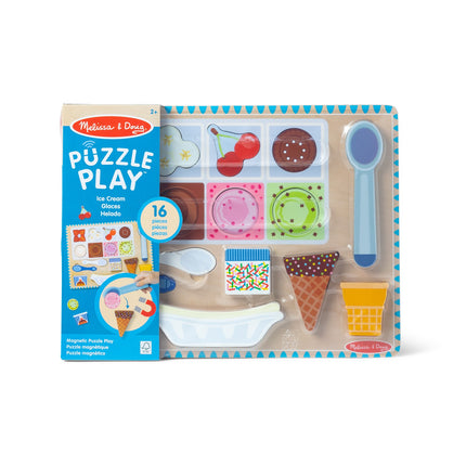 Melissa & Doug Hölzernes Magnet-Eis-Puzzle & Spielset