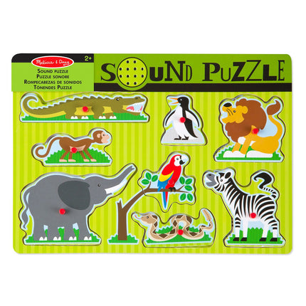 Melissa & Doug Zoo Animals Sound Puzzle