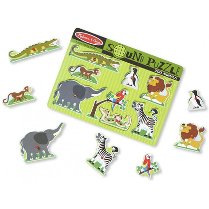 Melissa & Doug Zoo Animals Sound Puzzle