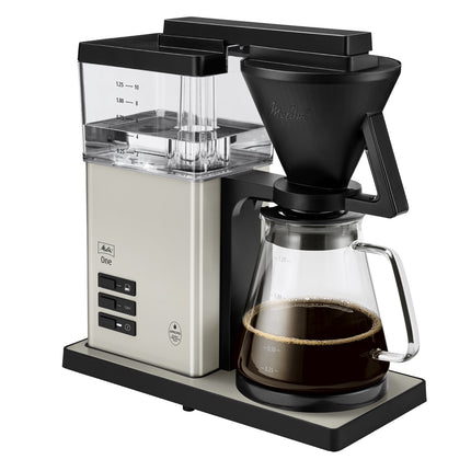 Melitta One Filter Coffee Maker for 10 Cups with 1x4 Filter, Cream White, 1525 W