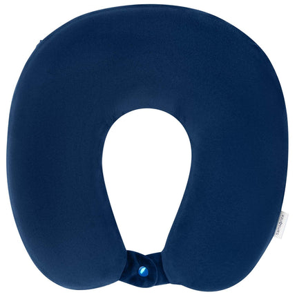 Memory Foam Neck Pillow, Midnight Blue