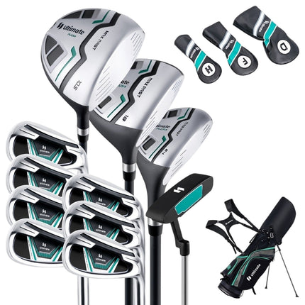 Herren 11-teiliges Golfschlägerset für Rechtshänder mit Tasche