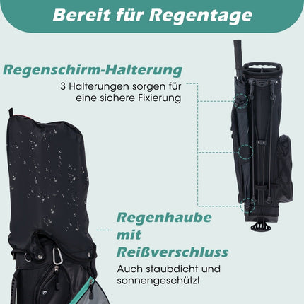 Herren 11-teiliges Golfschlägerset für Rechtshänder mit Tasche