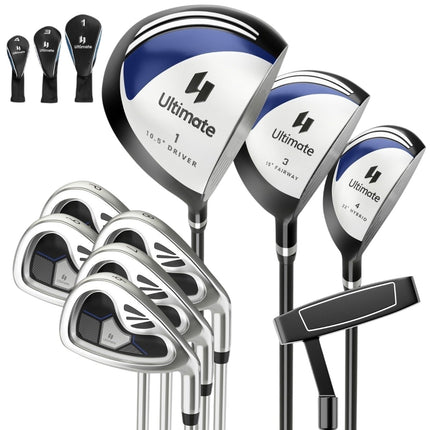 9-teiliges Golfschläger-Set für Herren (Rechtshänder) mit Hauben